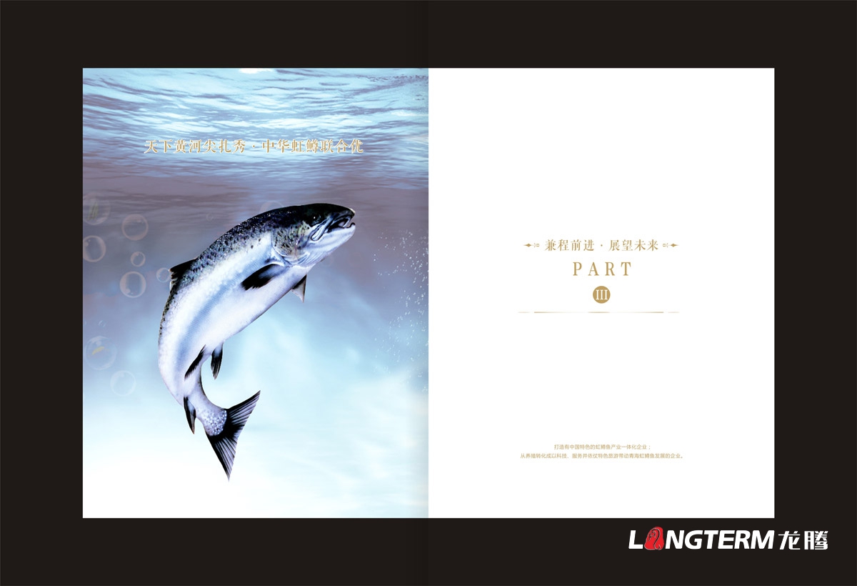青海团结水产集团画册设计|生鲜水产公司宣传册设计印刷制作