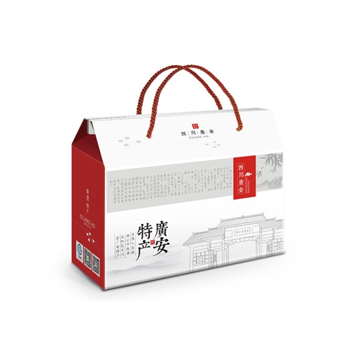 食物包装设计-广安土特产礼物包装设计计划_特产礼物盒包装袋统一视觉形象设计