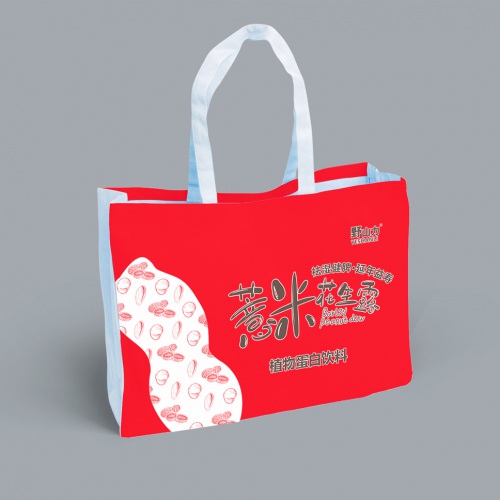 食物包装设计-野山力薏米花生露手提袋包装设计