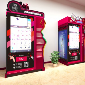 四川臻美魔方科技有限公司委托天博体育新零售机的外观造型