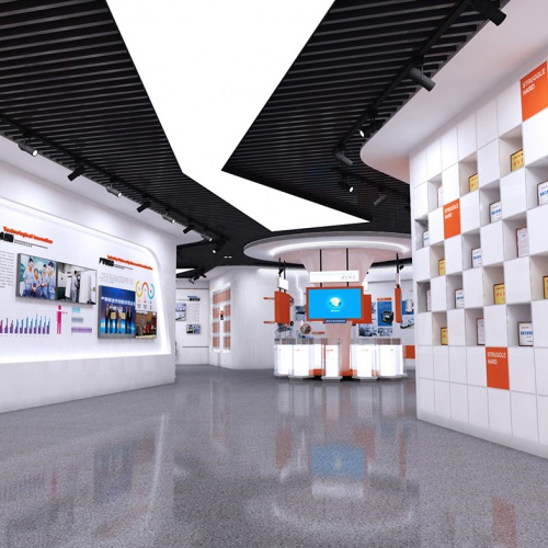 企业展厅-细密制造企业声誉展示厅设计