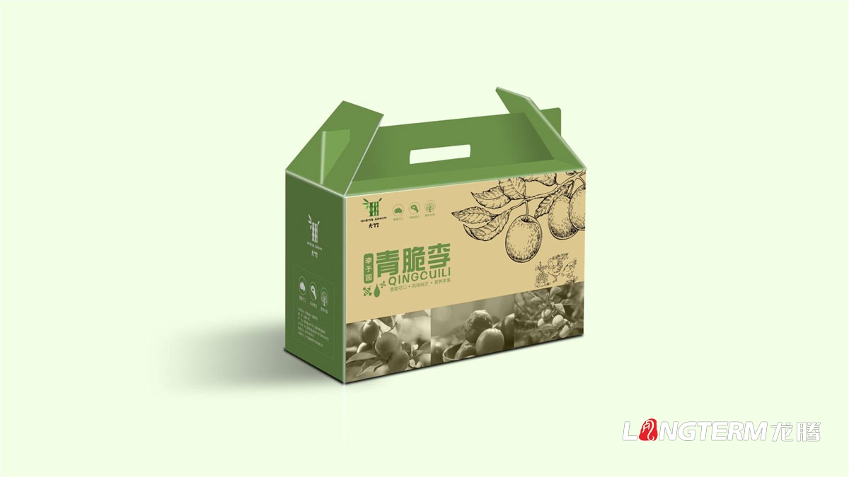 《响亮李》李子包装设计|四川成都水果彩印彩箱包装盒设计公司